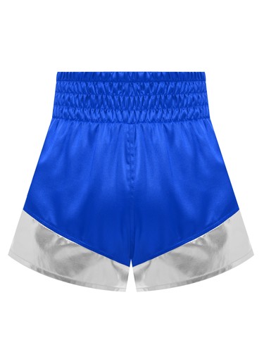 Kids Boys Bottom Muay Thai Trunks Color Block Shorts Wide Elastic Waistband - Picture 33 of 57