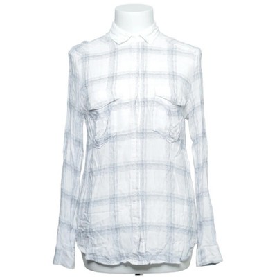 Custommade, Hemd, Größe: 36, Weiß/Blau/Mehrfarbig, Viskose, Damen #yP9