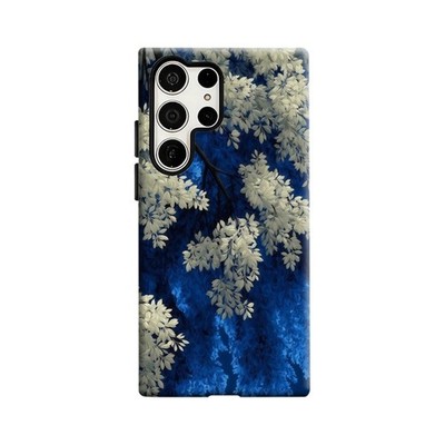 Blue Dream Flowers Tough Hülle für Samsung Galaxy S20 S23 S24 S25 Ultra Plus