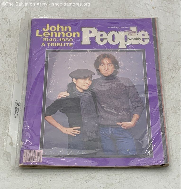 Vintage People Weekly John Lennon 1930-1980 Tribute Magazine Issue