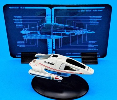 STAR TREK EAGLEMOSS RAUMSCHIFF COLLECTION #04 SHUTTLE COCHRANE USS VOYAGER DE