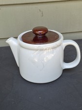 Vintage McCoy 4 Cup Teapot 1418 with Brown Lid MADE IN USA Excellent Condition