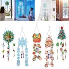 5D Diamond Art Christmas Wind Chime Holiday Decoration Special-shaped Diamonds