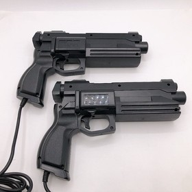 Sega Saturn Gun Controller Virtua Cop HSS-0122 Lot of 2 Japan CRT TV Only Tested