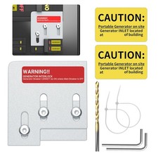 Generator Interlock Kit Fit for Square D QO or Homeline 150 and 200 Amp Panels 1