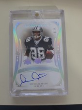 MICHAEL IRVIN 2024 FLAWLESS CHAMPIONS 3-X SIGNATURES SILVER AUTO 19/20 Cowboys