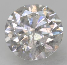 Certificato 0.62 Carati D SI2 Rotondo Brillante Naturale Estratto Diamante Sfuso