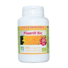 PISSENLIT racine BIO AB 200 comprimés dosés à 400 mg en comprimés.