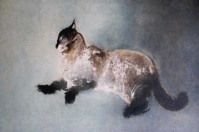 リトグラフ　Kaiko MOTI カイコ　モティ　106/120 直筆サイン KAIKO MOTI 1921-1989 AQUATINT HANDMADE PAPER SIGNED NUMBERED 66/75