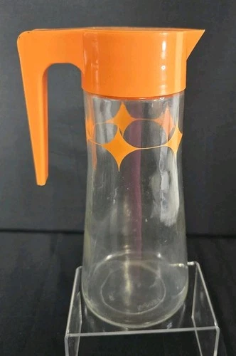 Anchor Hocking Glass Juice Pitcher (MCM) Tang Pitcher Vintage