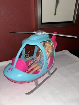 Barbie Dreamhouse Helicopter 2018 w Barbie Excellent Condition 