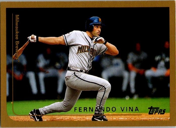 Fernando Vina - 1999 Topps - # 328 - Brewers