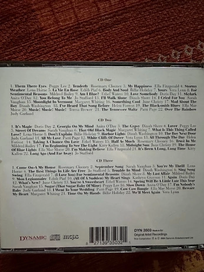 3 fach CD Ladies of Song Great american Songbook Sehr guter Zustand - Bild 2 von 2