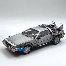 Hot Wheels 1:18 Back to the Future Time Machine HOTWHEELS  Alloy  car model