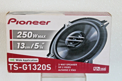 Pioneer 2-way Coaxial Speakers (pair) TS-G1320S