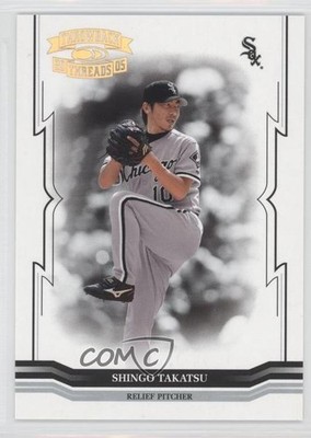 2005 Donruss Throwback Threads Gold Century Proof 25/100 Shingo Takatsu #239 e5r