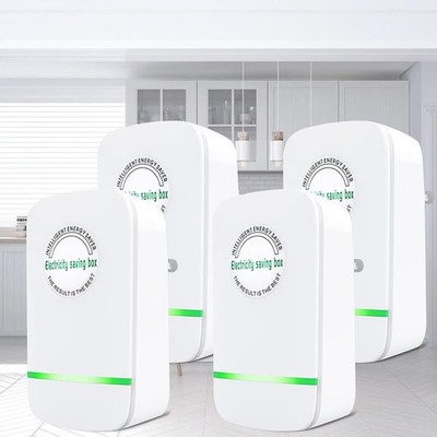 Stop Watt Energy Saver Device, 4 Pack Electricity Saving Box, Intelligent Pro...