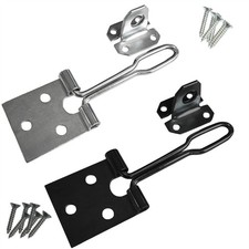 Image of Wire Hasp and Staple Security Lock Hardware Flexible Design Set