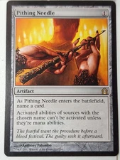 Pithing Needle - Return to Ravnica - Magic the Gathering MTG Nice!