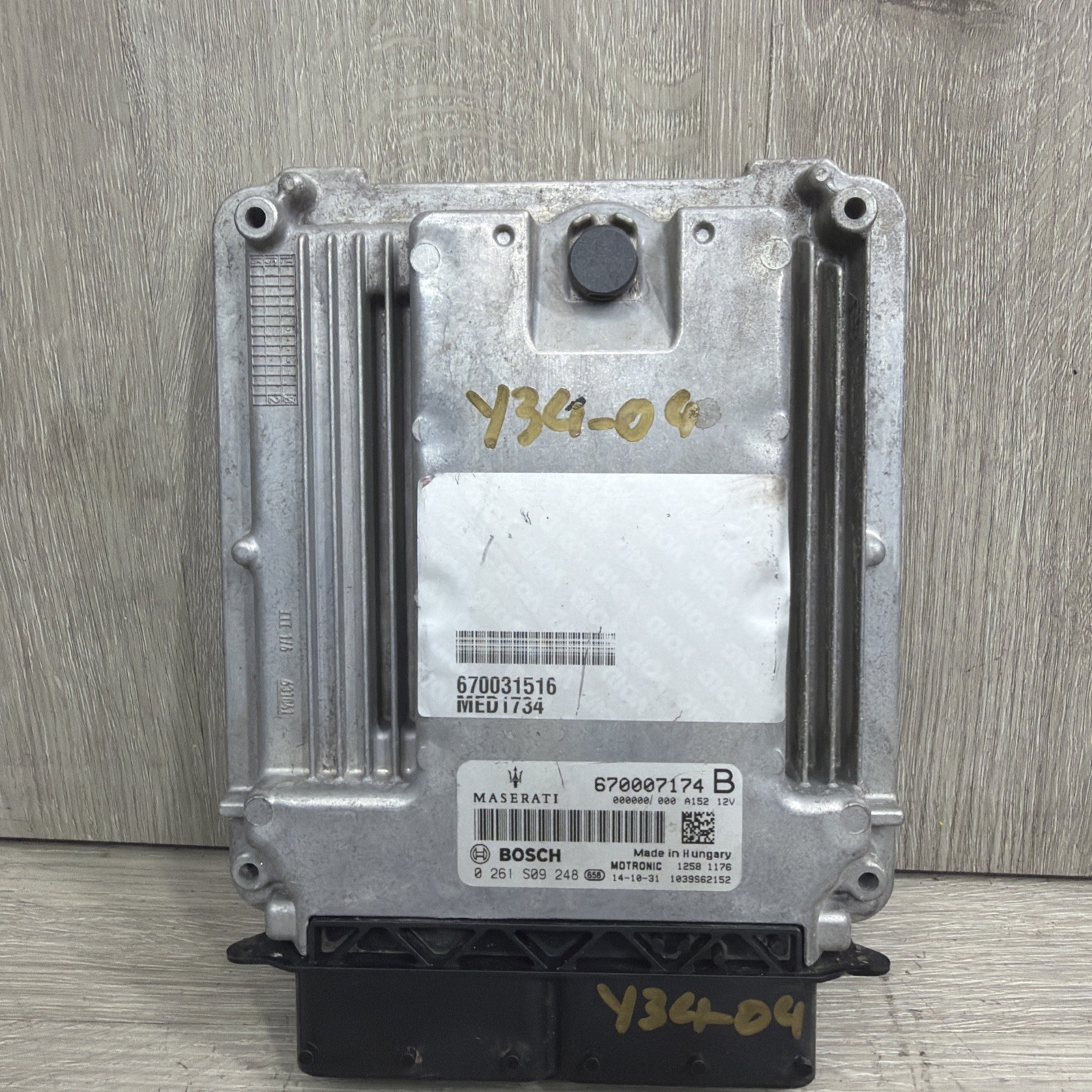 ✅ 2014-2017 Maserati Ghibli SQ4 M157 3.0L Ignition Control Module ECU OEM ✅