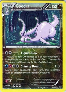Goodra 60/98 Rare - Pokemon TCG XY: Ancient Origins - Reverse Holo (NM)