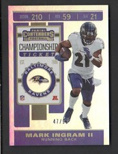 2019 Panini Contenders Football Cards Championship Ticket Parallel: Pick List