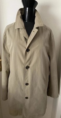 Cinque Luxus Jacke Mantel Trench Coat Beige Gr 48