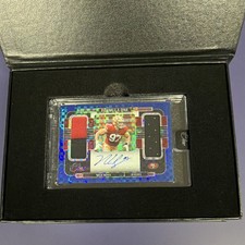 NICK BOSA  Panini One Blue Formula One Patch Auto 49ers /75 