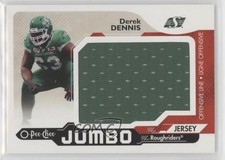 2018 Upper Deck CFL OPC Jumbo Achievements Jerseys Derek Dennis #OPC-DE 0ka5