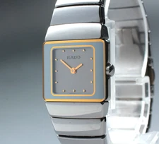 [Near MINT] Rado Diastar 153.0334.3 21mm Gray Dial Women's Quartz Watch Japan