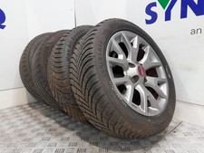 Set Of Genuine 15 Inch FIAT PANDA Alloy Wheels & 185/55/15 Tyres 52062445