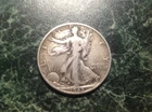 1945 Walking Liberty Half Dollar (orange/gold)