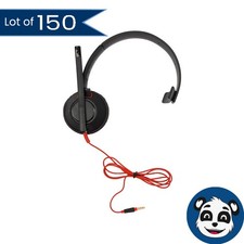 Lot of 150 PLANTRONICS Poly C5210T Wired Monoaural Headsets    B  