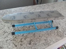 Portable Tabletop Ironing Board Mini Ironing Board Folding Legs for Home Travel