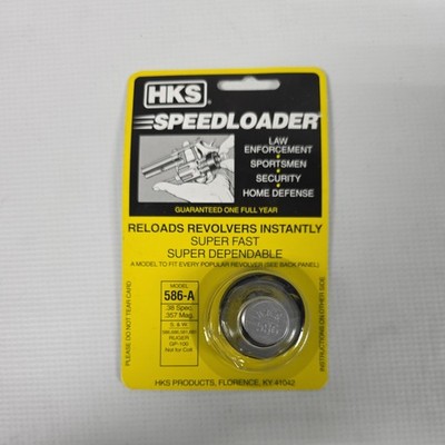 HKS 357 Magnum 6-shot Speedloader Fits S&W 586 686 581 681 RUGER GP100 586-A