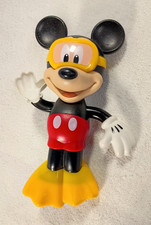 Disney Junior Mickey Mouse Wind Up Water Swim Bath Toy works 7 inches long
