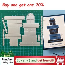 Presents Hot Foil Dies Background Scrapbooking Embossing Stencils Card Crafts