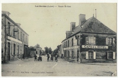 LES BORDES (45) - Route de Gien, Café de L ' Hôtel