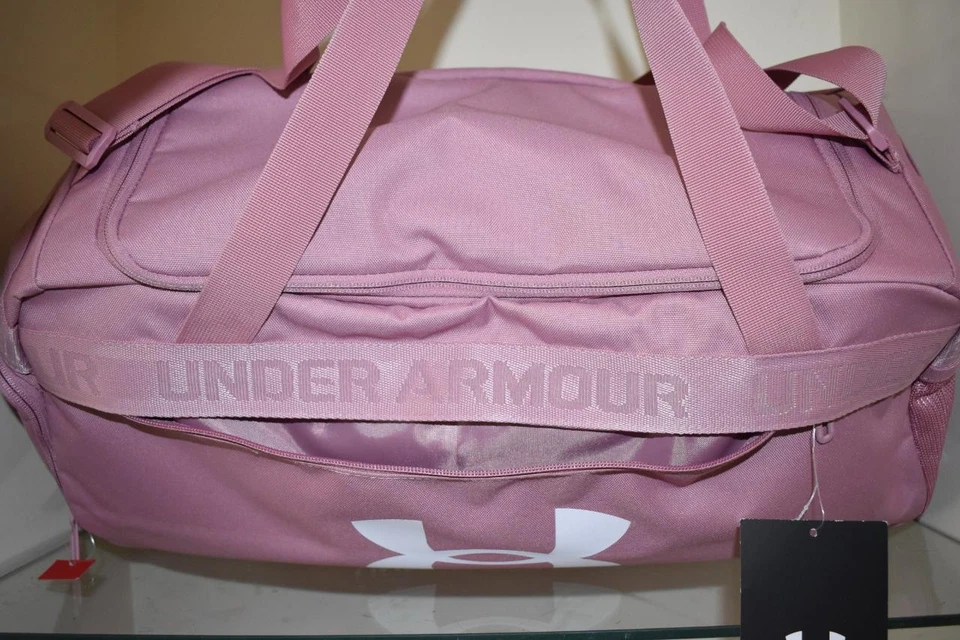 Bolso de Lona Under Armour Essential Pequeño 1360463 697 Rosa Nuevo con Etiquetas Foto 2 de 4