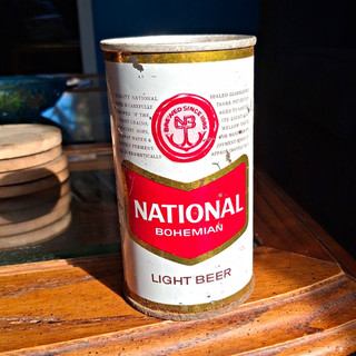 National Bohemian Light Beer Flat Top Can Breweriana Vintage Beer Can. 1963