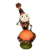 Bethany Lowe Debra Schoch Hop Hop Jingle Boo XL Skelly Girl 19” Halloween Figure