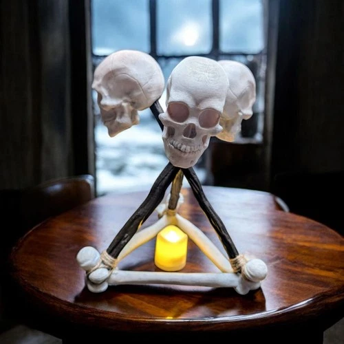 Dead By Daylight Hex Totem Candle Light Skulls Replica Model 