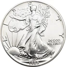 GC: 1989 Silver 1 oz United States One Dollar American Eagle Ag999