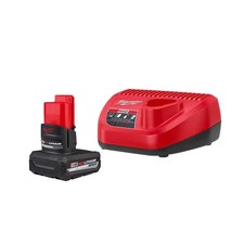 Milwaukee M12 XC High Output 5.0 Ah Battery Pack with Charger Starter Kit