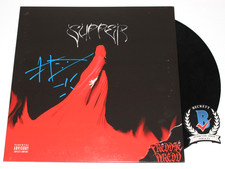 FREDDIE DREDD RAPPER SIGNED 'SUFFER' ALBUM VINYL RECORD BECKETT COA AUTOGRAPH