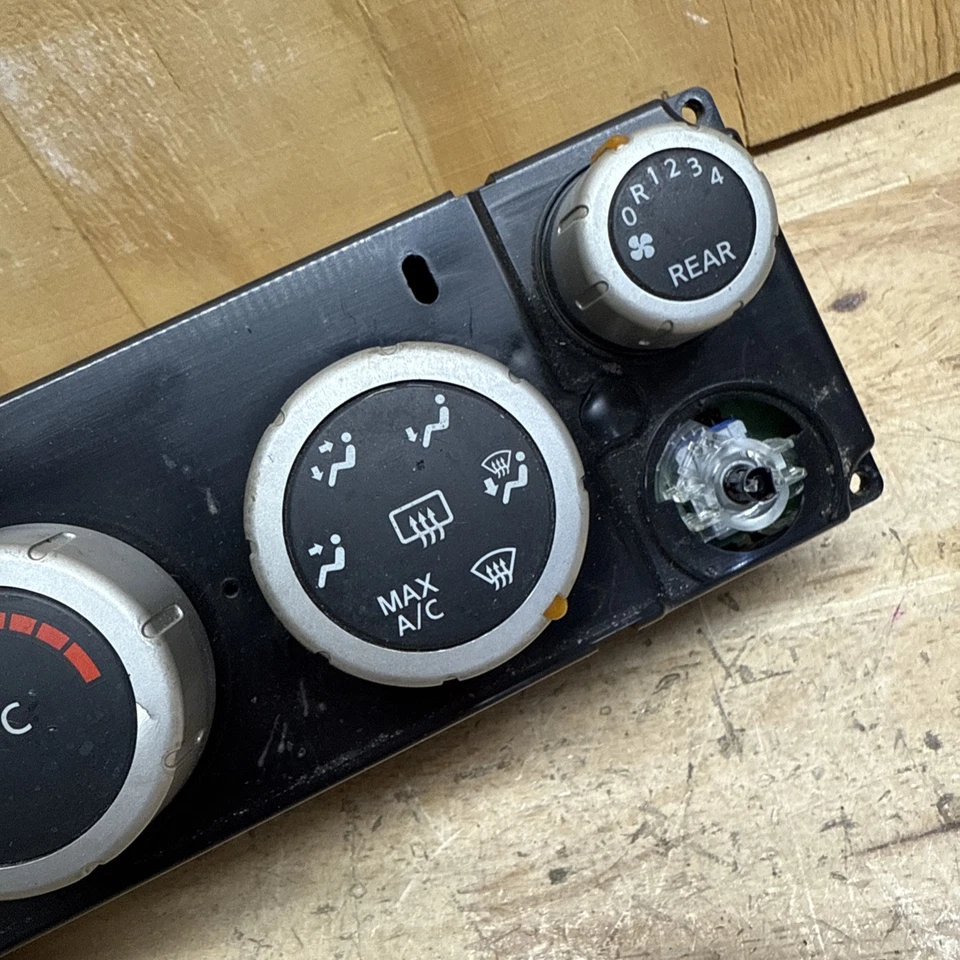 05 2005 NISSAN QUEST HEATER A/C CLIMATE TEMPERATURE CONTROL FRONT S & SL Foto 4 de 4