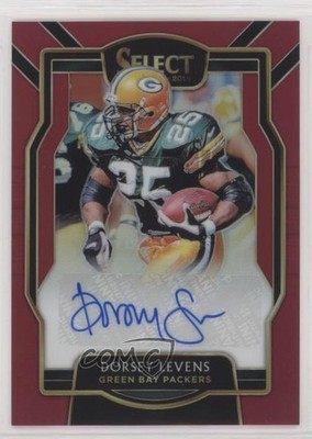 2018 Panini Select Signatures Maroon Prizm 35/75 Dorsey Levens #SP-DL Auto 8p8
