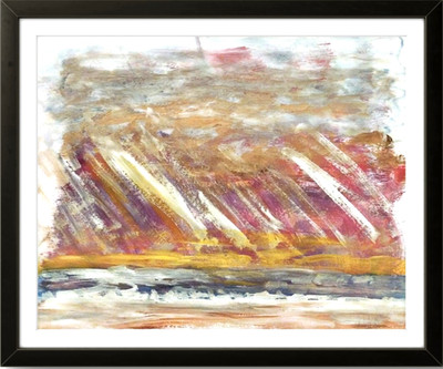 Bach Modern Contemporary Acrylic Art Signed Original Painting Sunset Sky COA NR