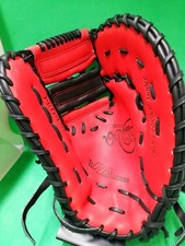 Hatakeyama Soft Baseball Mitt 12.5" Pro-F01 Red/Black Exhibition Limited Used