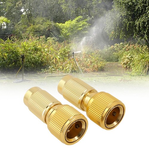 2Pcs Expandable-Hose Repair Adaptor Garden Hose Fitting Brass Hose Connector-Kit - Picture 9 of 18